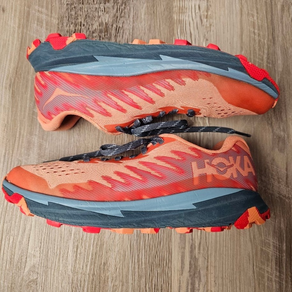 Hoka Women Torrent 3 Trail Running Shoes 7B Orange 1127915 PPYR Hiking Athletic